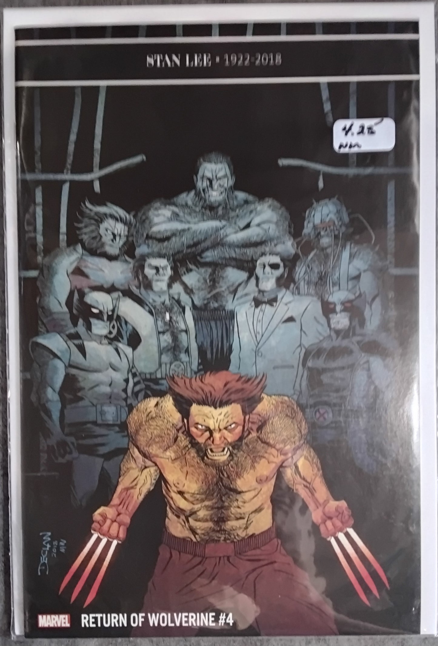 Return Of Wolverine #4 Declan Shalvey Variant Cover