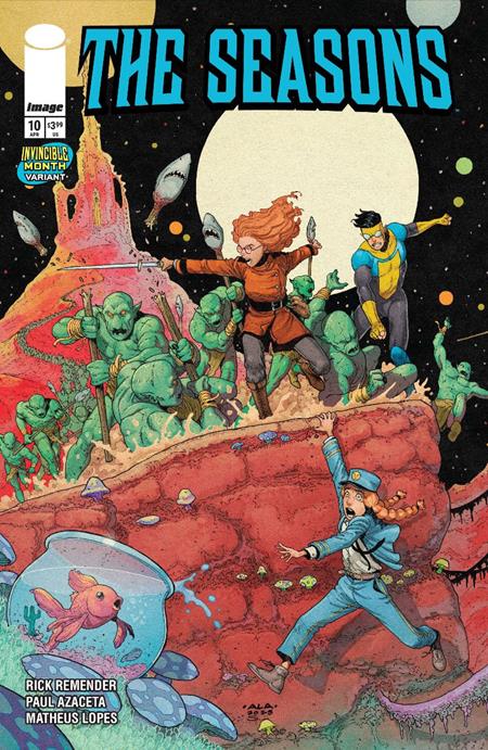 SEASONS #9 COVER C PAUL AZACETA INVINCIBLE TEAM UP VARIANT