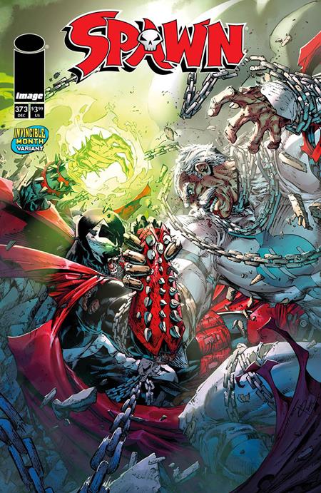 SPAWN #373 COVER C BRETT BOOTH INVINCIBLE TEAM UP VARIANT