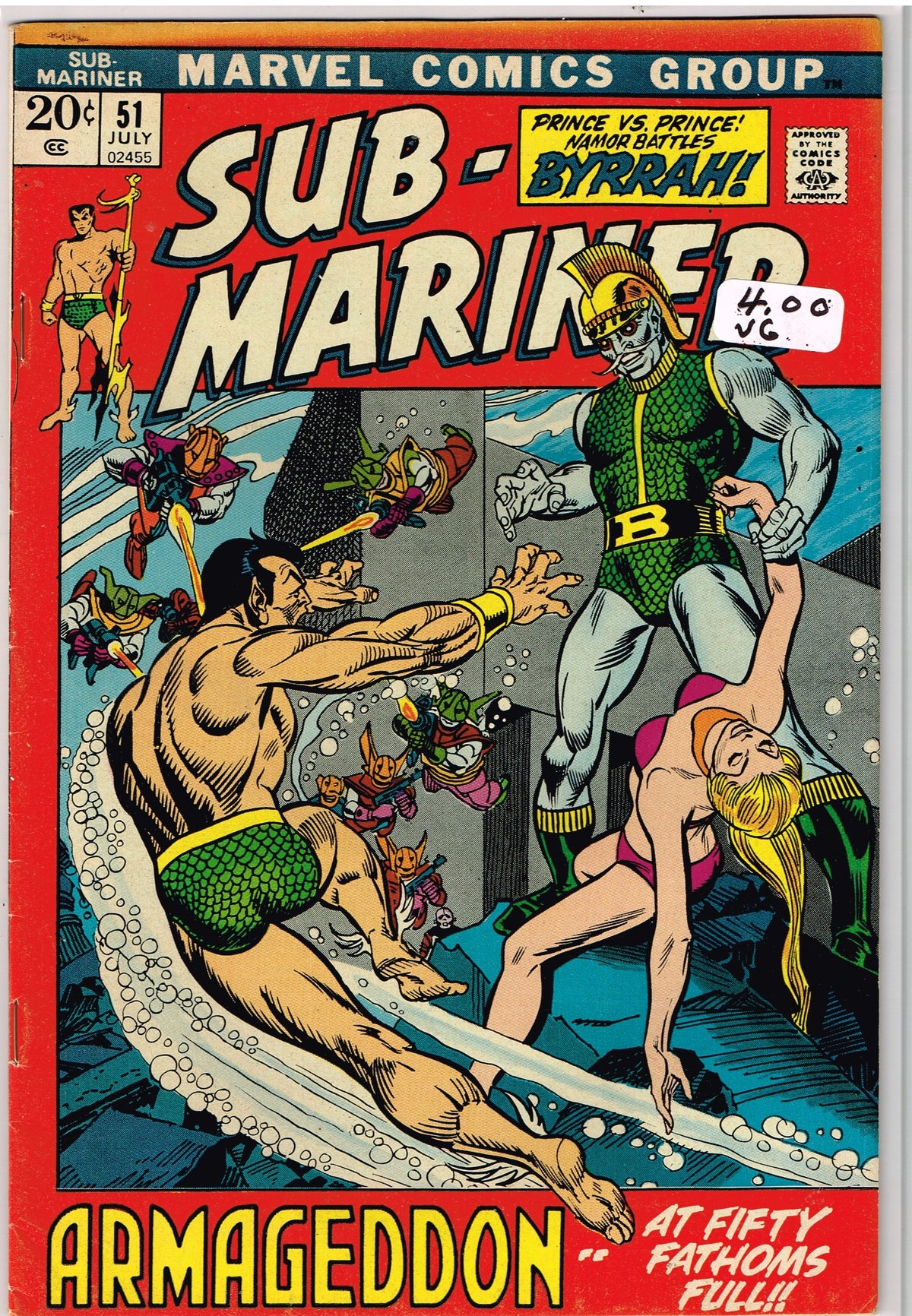Sub-Mariner Vol 1 #51 (VG)