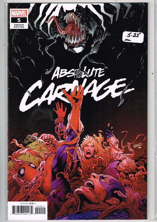 Absolute Carnage #5 Greg Land Variant Cover