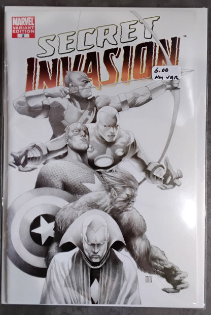 Secret Invasion #2 Steve McNiven 1:75 Incentive Variant Cover
