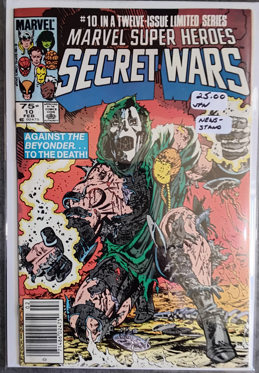 Secret Wars Vol 1 #10 (VF) Newsstand Edition