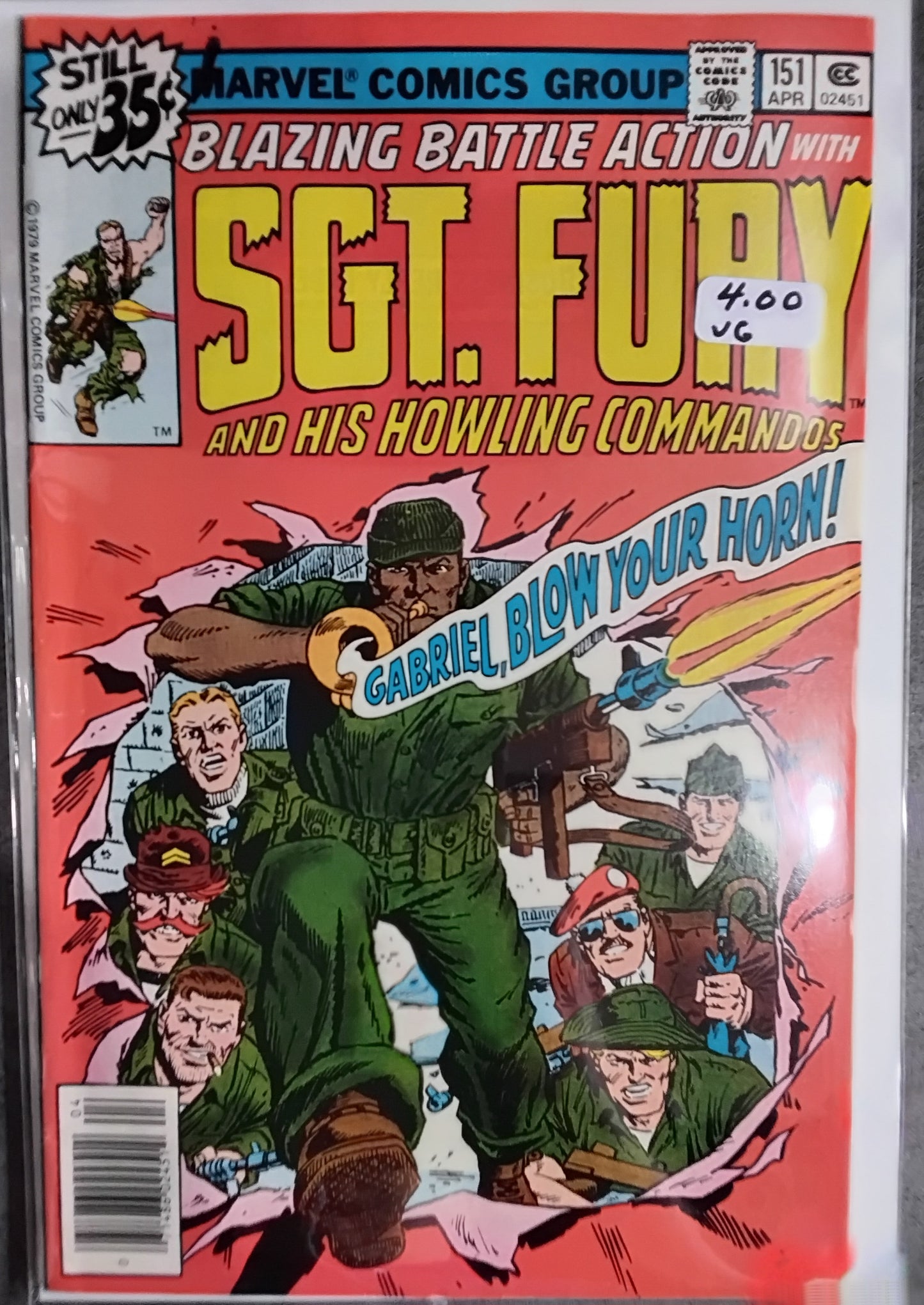 Sgt. Fury And His Howling Commandos #151 Newsstand Edition (VG)