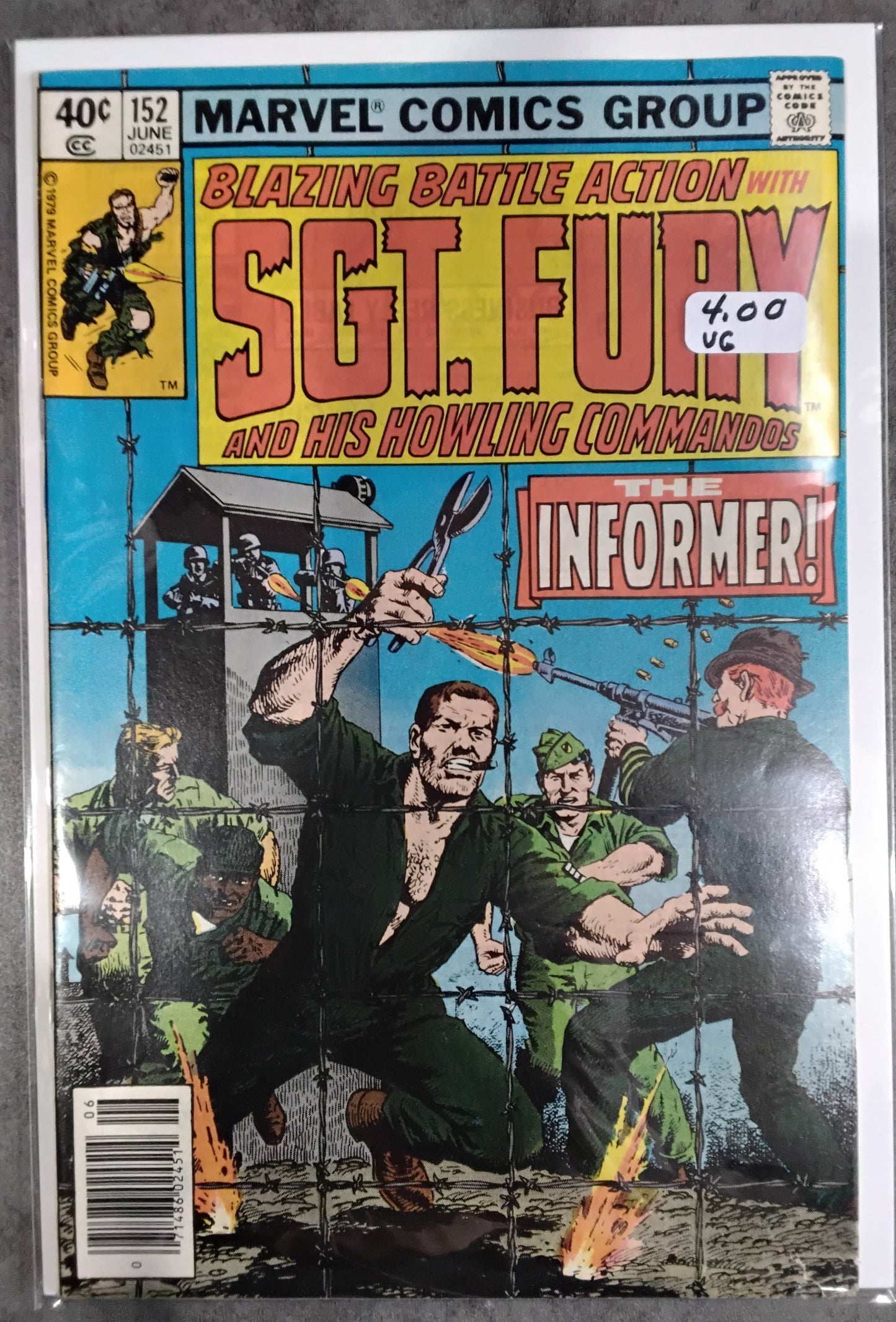 Sgt. Fury And His Howling Commandos #152 Newsstand Edition (VG)
