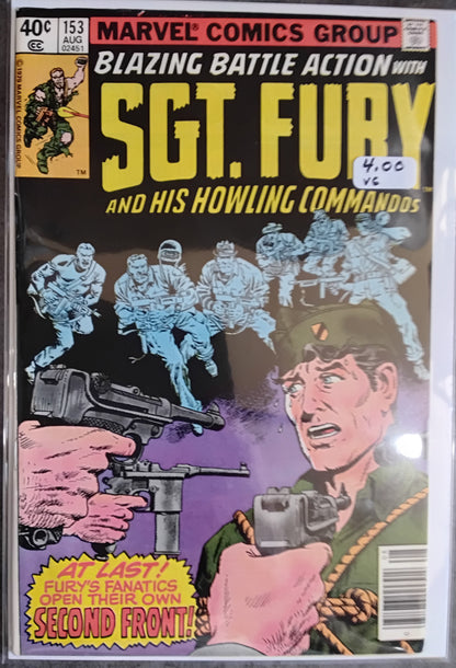 Sgt. Fury And His Howling Commandos #153 Newsstand Edition (VG)