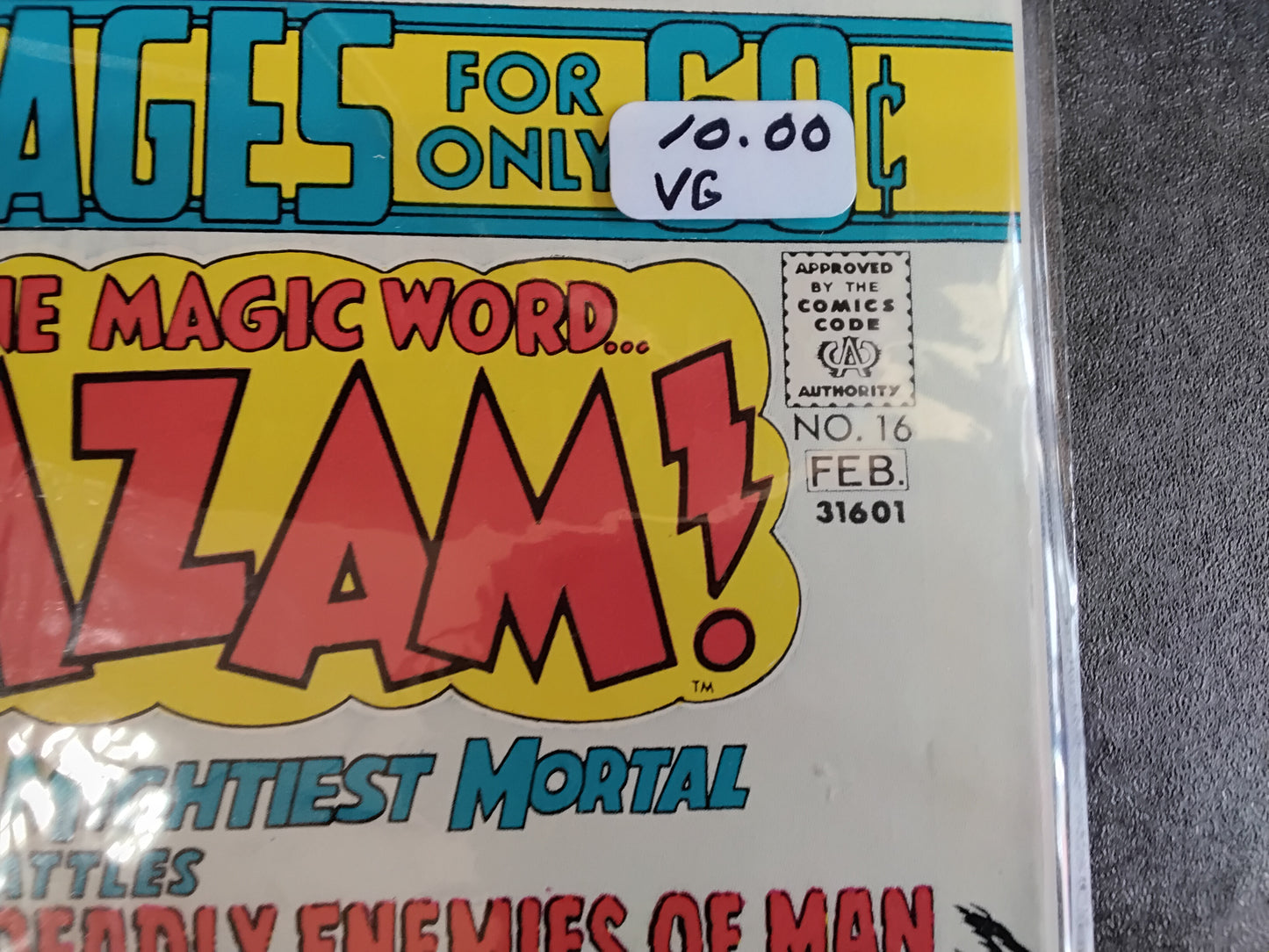 Shazam! Vol 1 #16 (VG)