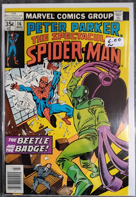 Spectacular Spider-Man Vol 1 #016 Newsstand Ed (FN)