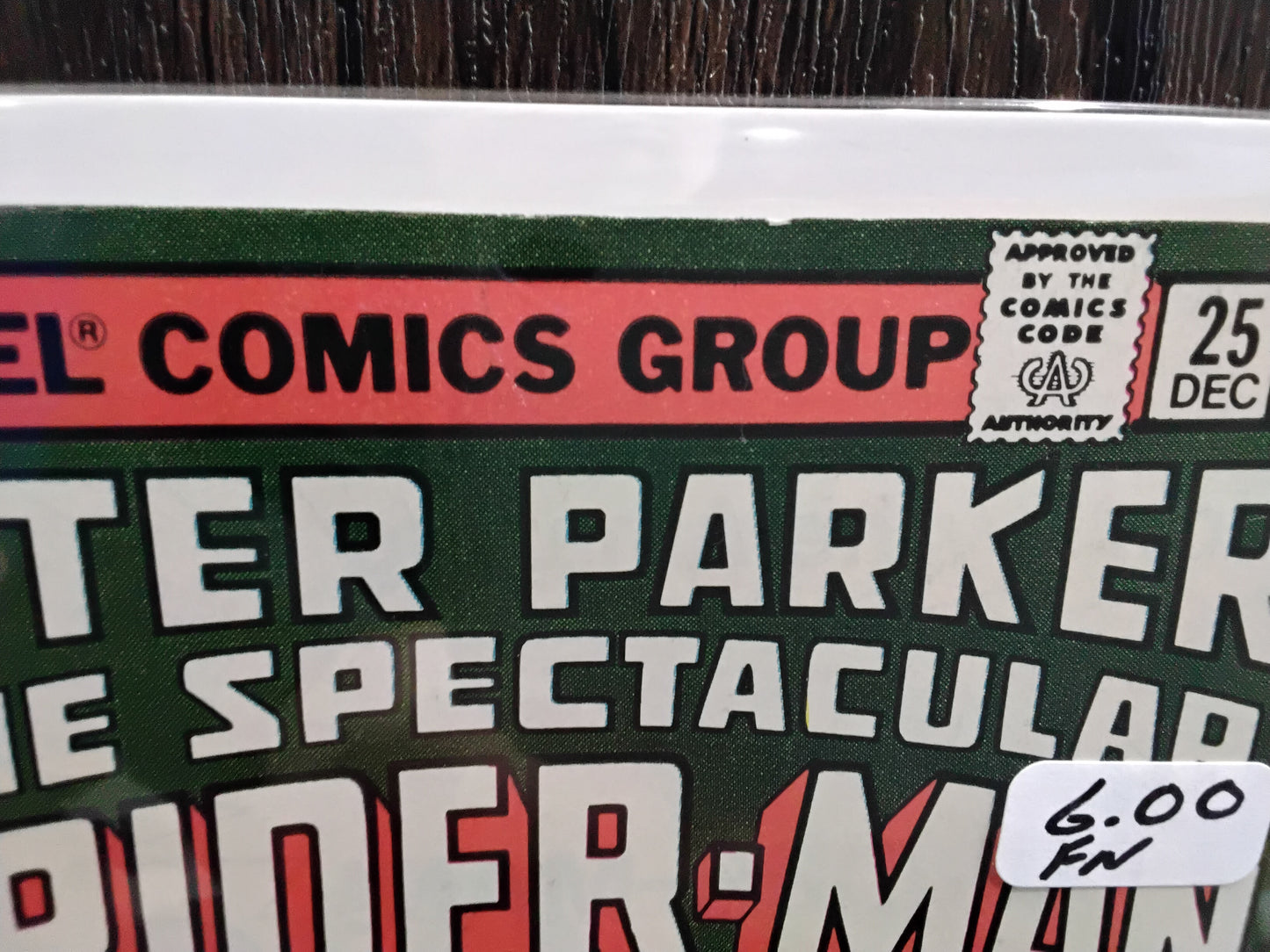 Spectacular Spider-Man Vol 1 #025 Newsstand Ed (FN)