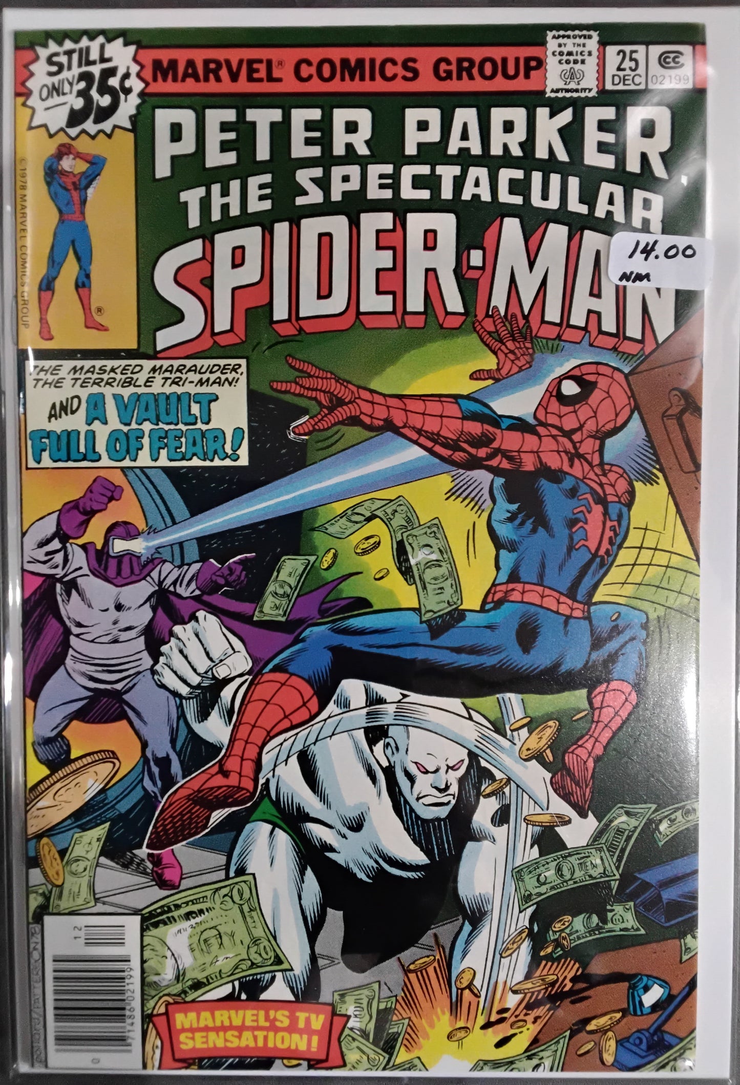 Spectacular Spider-Man Vol 1 #025 Newsstand Ed (Near Mint)