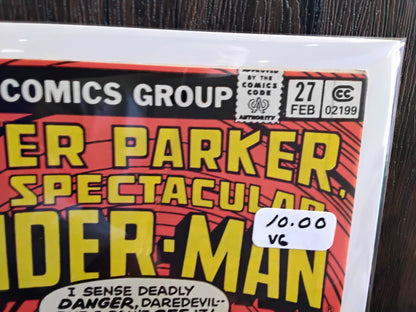 Spectacular Spider-Man Vol 1 #027 Newsstand Edition