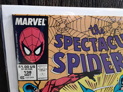 Spectacular Spider-Man Vol 1 #138 Newsstand Edition