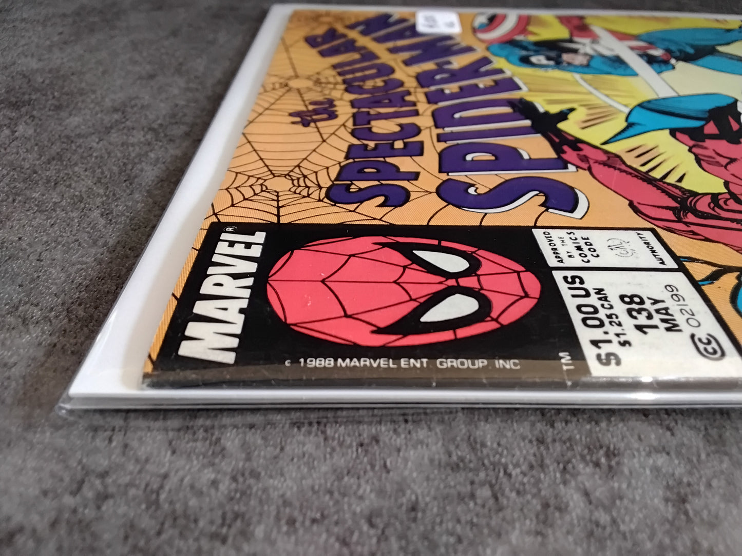 Spectacular Spider-Man Vol 1 #138 Newsstand Edition