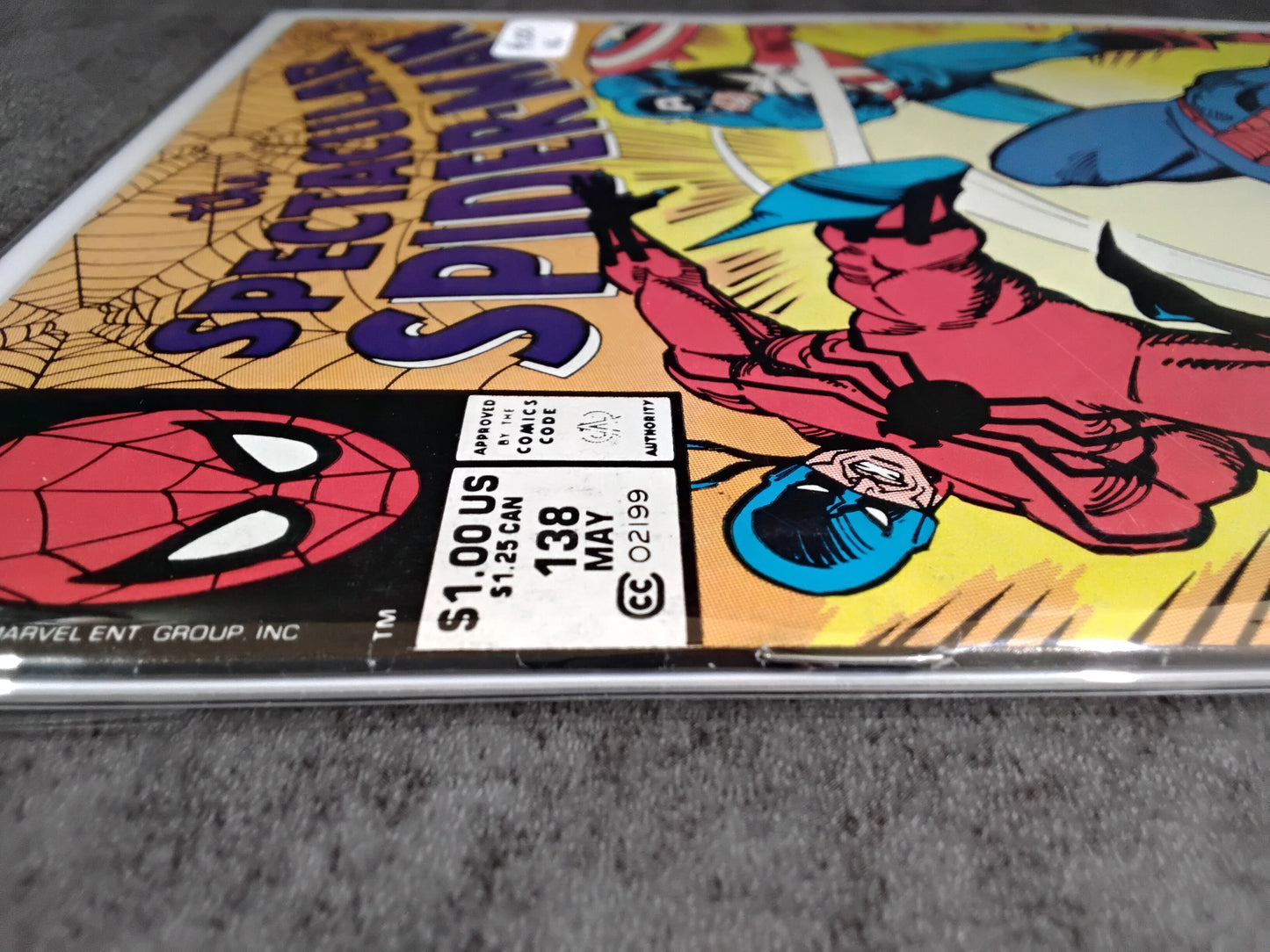Spectacular Spider-Man Vol 1 #138 Newsstand Edition