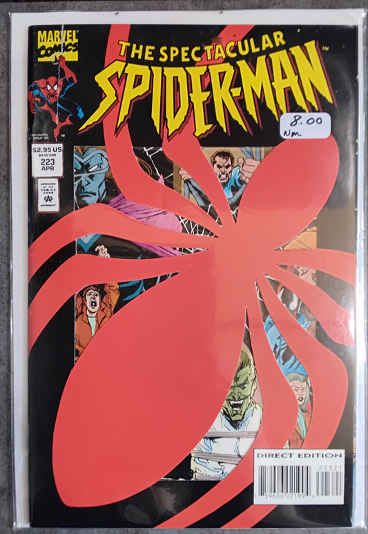 Spectacular Spider-Man Vol 1 #223 Die-Cut Variant Cover (NM)