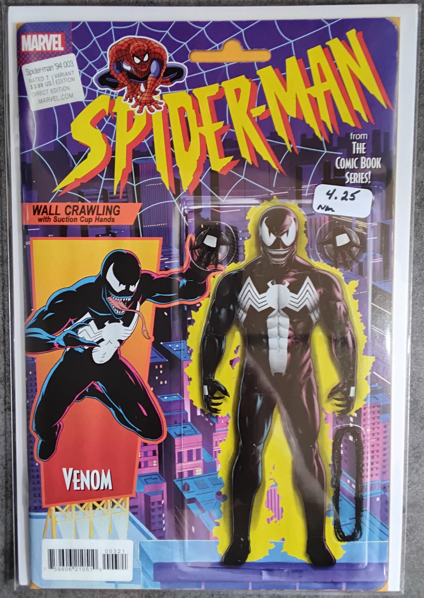 Spider-Man '94 #3 John Tyler Christopher Action Figure Variant Cover