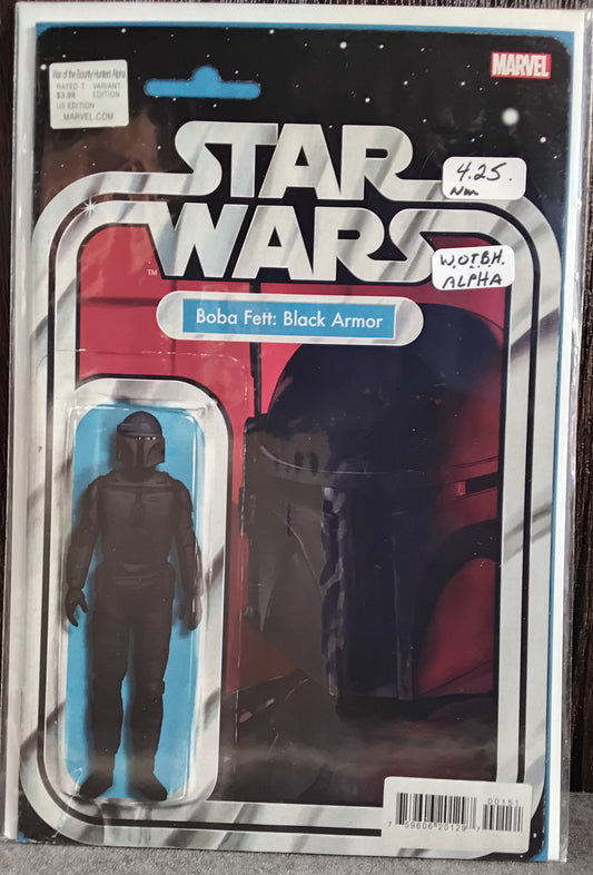 Star Wars: War Of The Bounty Hunters Alpha #1 John Tyler Christopher Action Figure Variant Cover