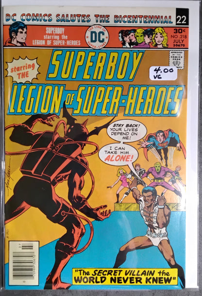 Superboy Vol. 1 #218 Newsstand Edition
