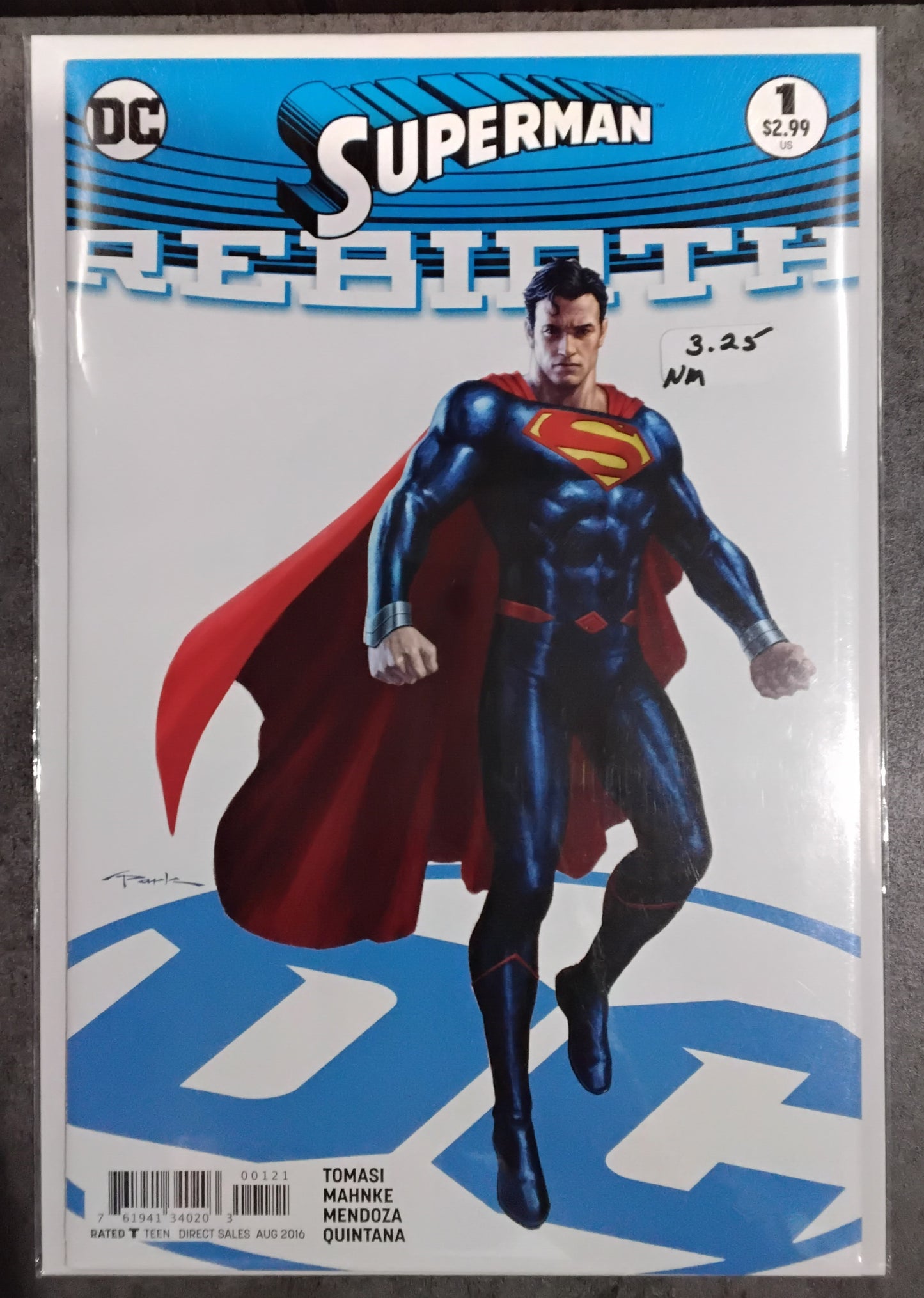 Superman: Rebirth Prequel #1 Andy Park Variant Cover