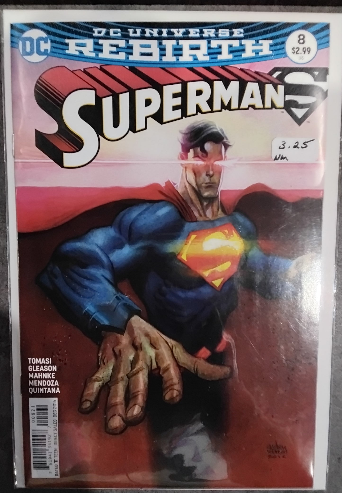Superman (Rebirth) #08 Andrew Robinson Variant Cover