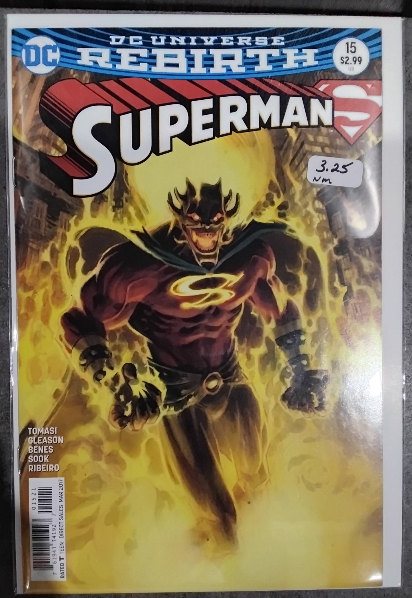 Superman (Rebirth) #15 Andrew Robinson Variant Cover