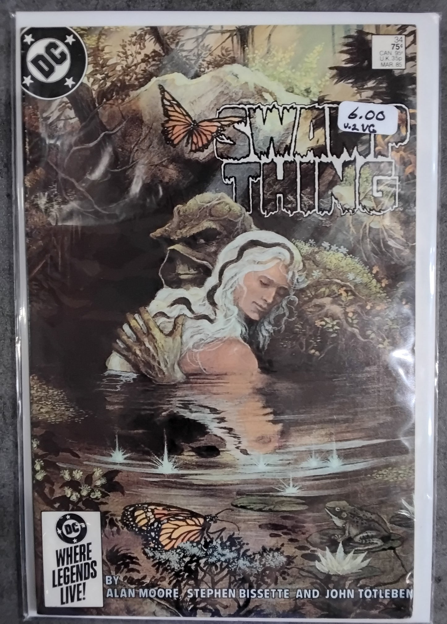 Swamp Thing Vol 2 #34 (VG)