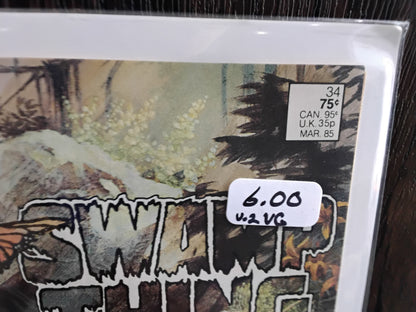 Swamp Thing Vol 2 #34 (VG)