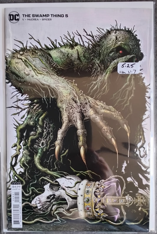Swamp Thing Vol 7 #05 Brian Bolland Card Stock Variant Cover