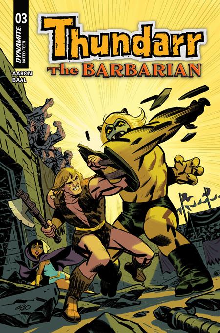 THUNDARR THE BARBARIAN #3 COVER A MICHAEL CHO