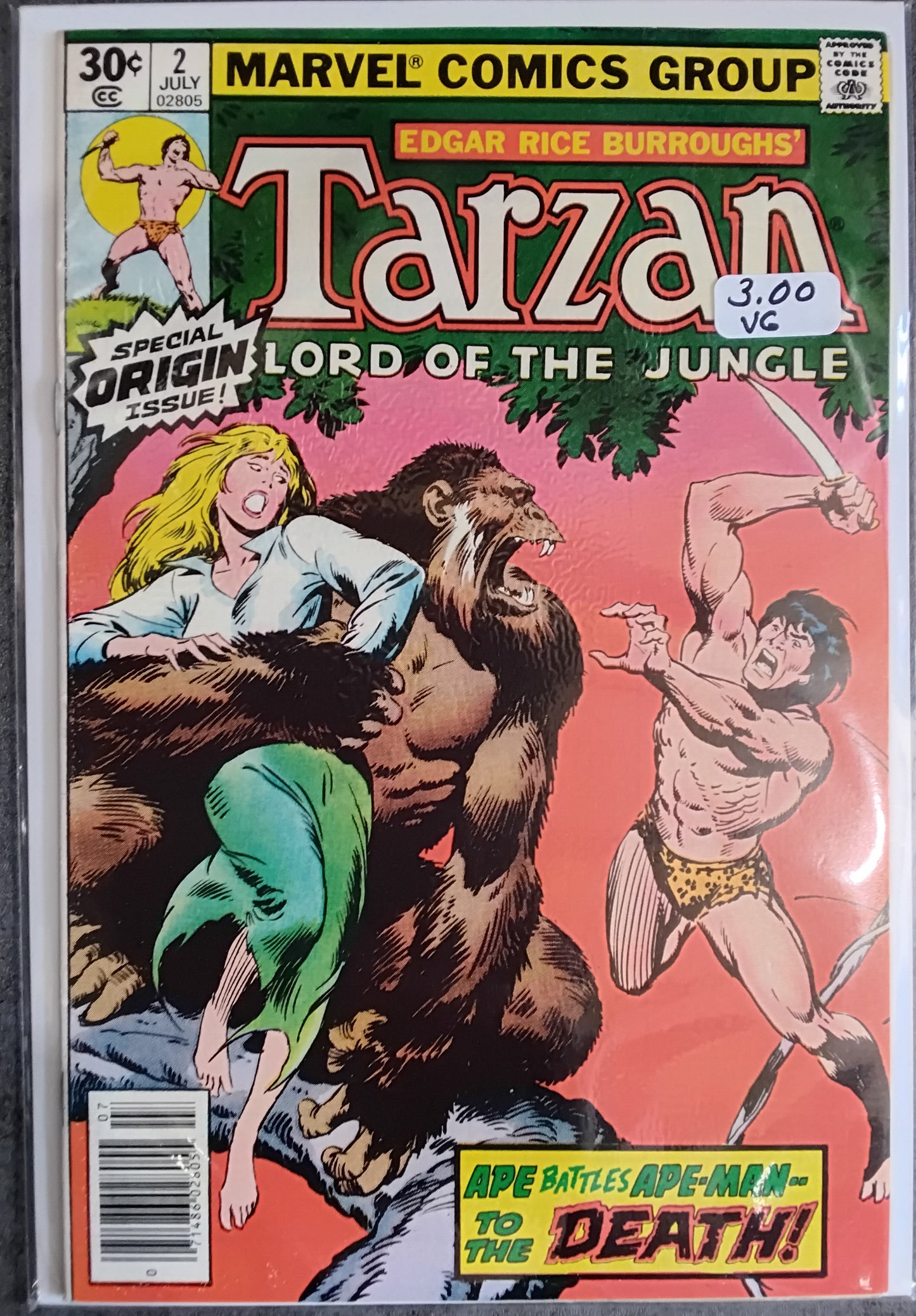 Tarzan #02 Newsstand Edition (VG)