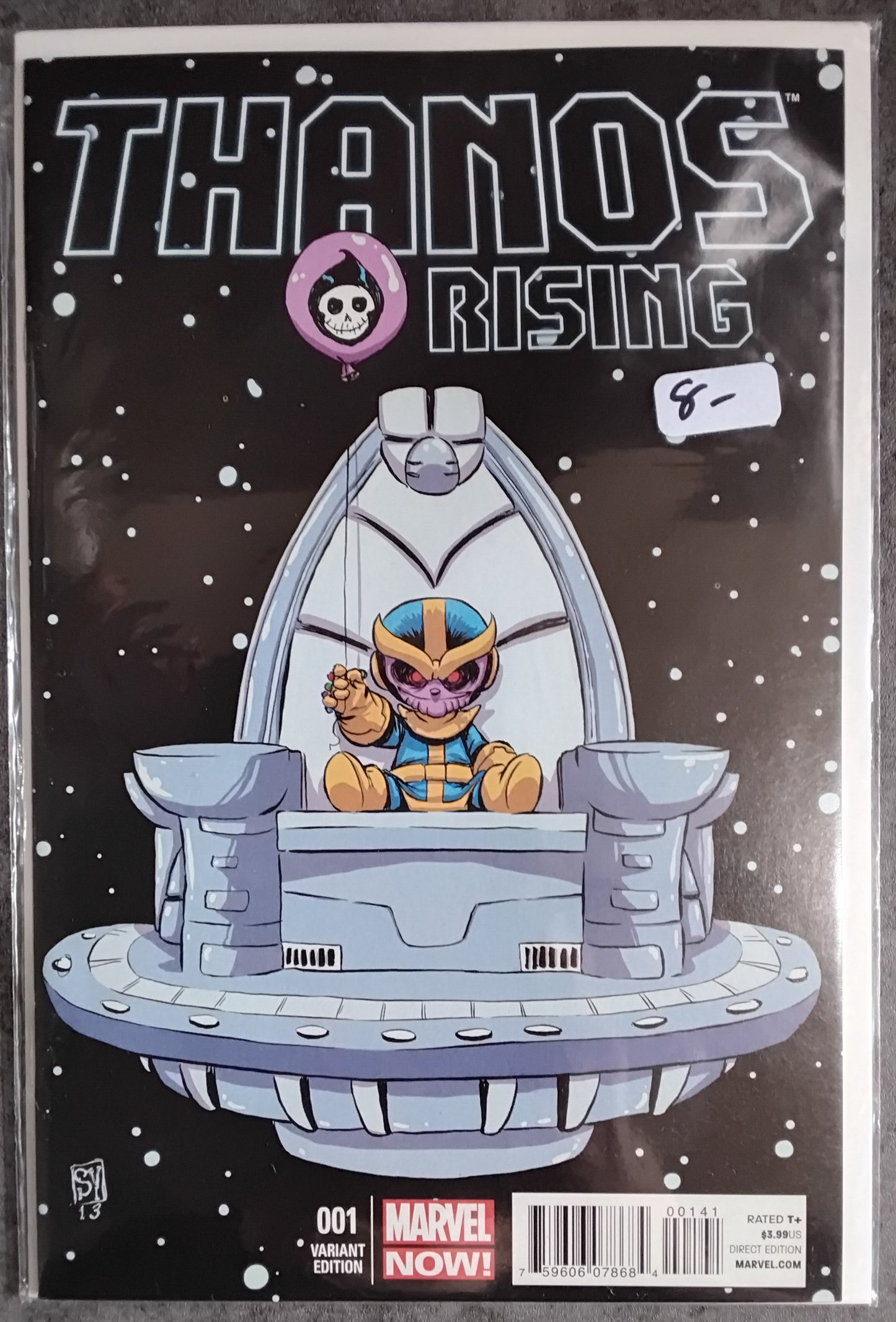 Thanos Rising #1 Skottie Young Variant Cover