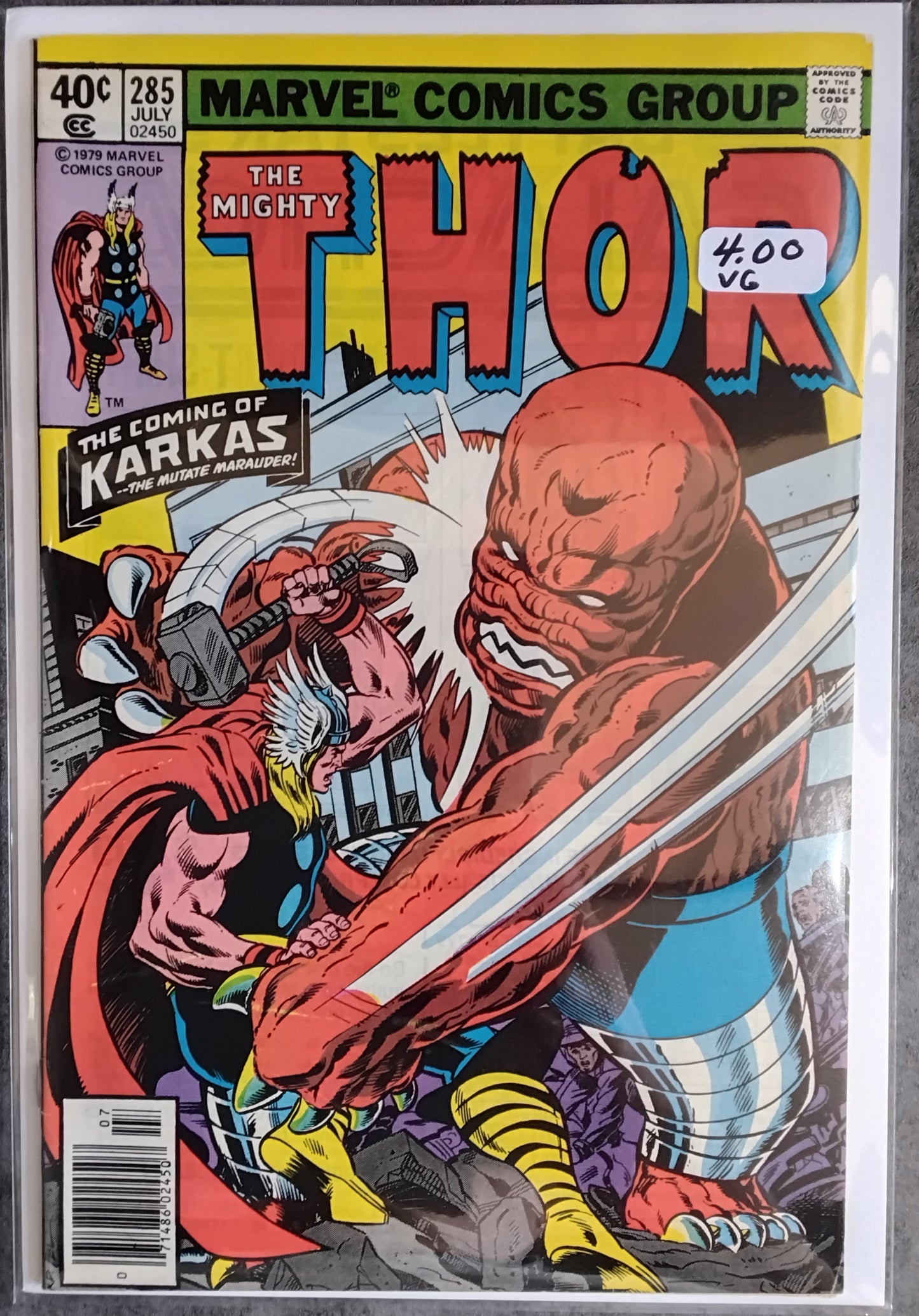 Thor Vol1 #285 Newsstand Edition (VG)