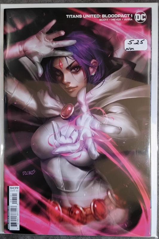 Titans United: Bloodpact #1 Derrick Chew Card Stock Variant