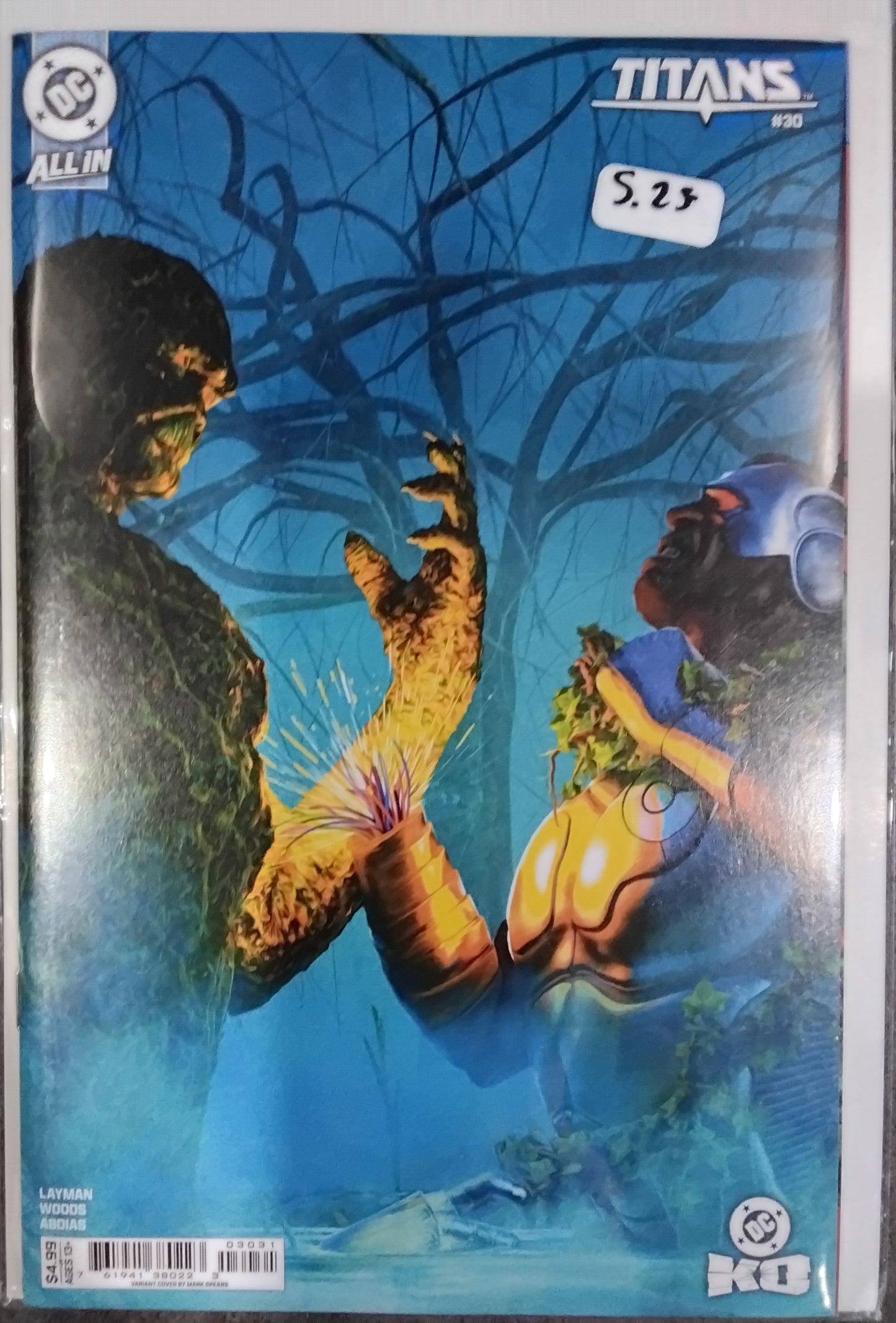 Titans Vol 4 #30 Mark Spears Card Stock Variant Cover