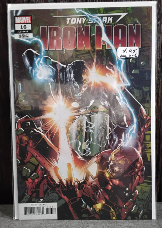 Tony Stark: Iron Man #16 Mike Deodato Variant Cover