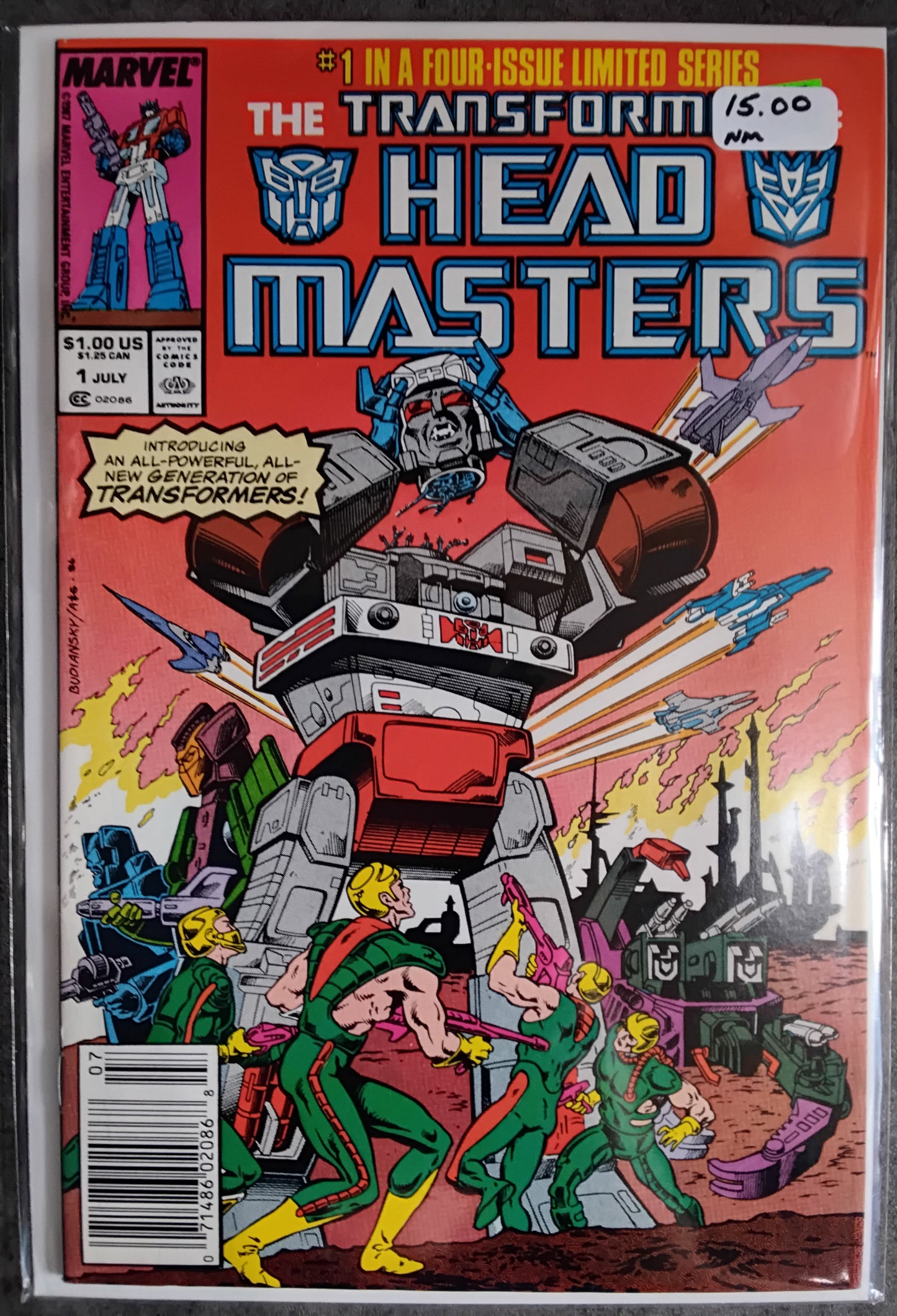 Transformers: Headmaster #1 Newsstand Edition