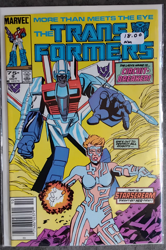 Transformers Vol 1 #09 Newsstand Edition (NM)