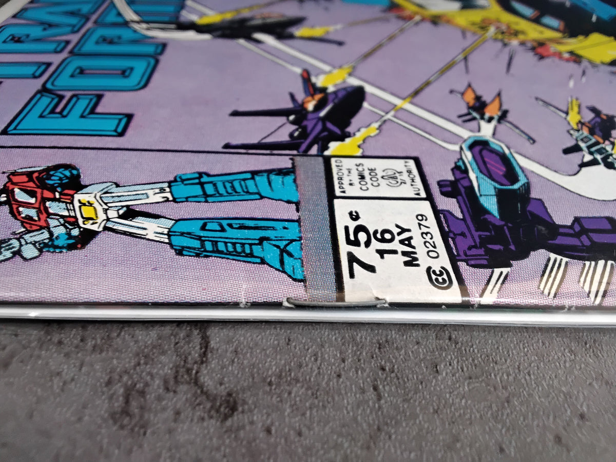 Transformers Vol 1 #16 Newsstand Edition (VG)