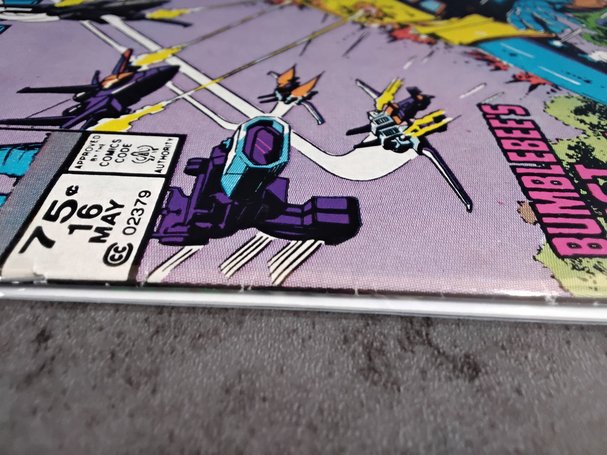 Transformers Vol 1 #16 Newsstand Edition (VG)
