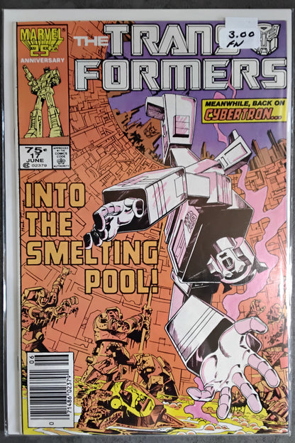 Transformers Vol 1 #17 Newsstand Edition (FN)