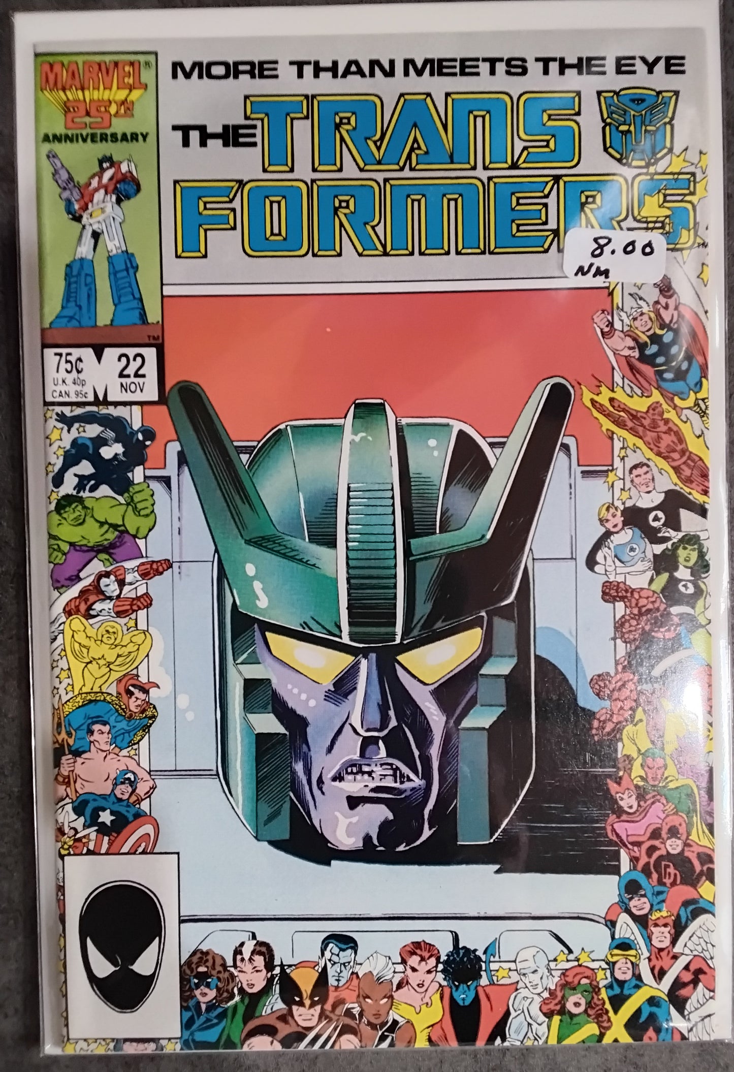 Transformers Vol 1 #22 Direct Edition (NM)
