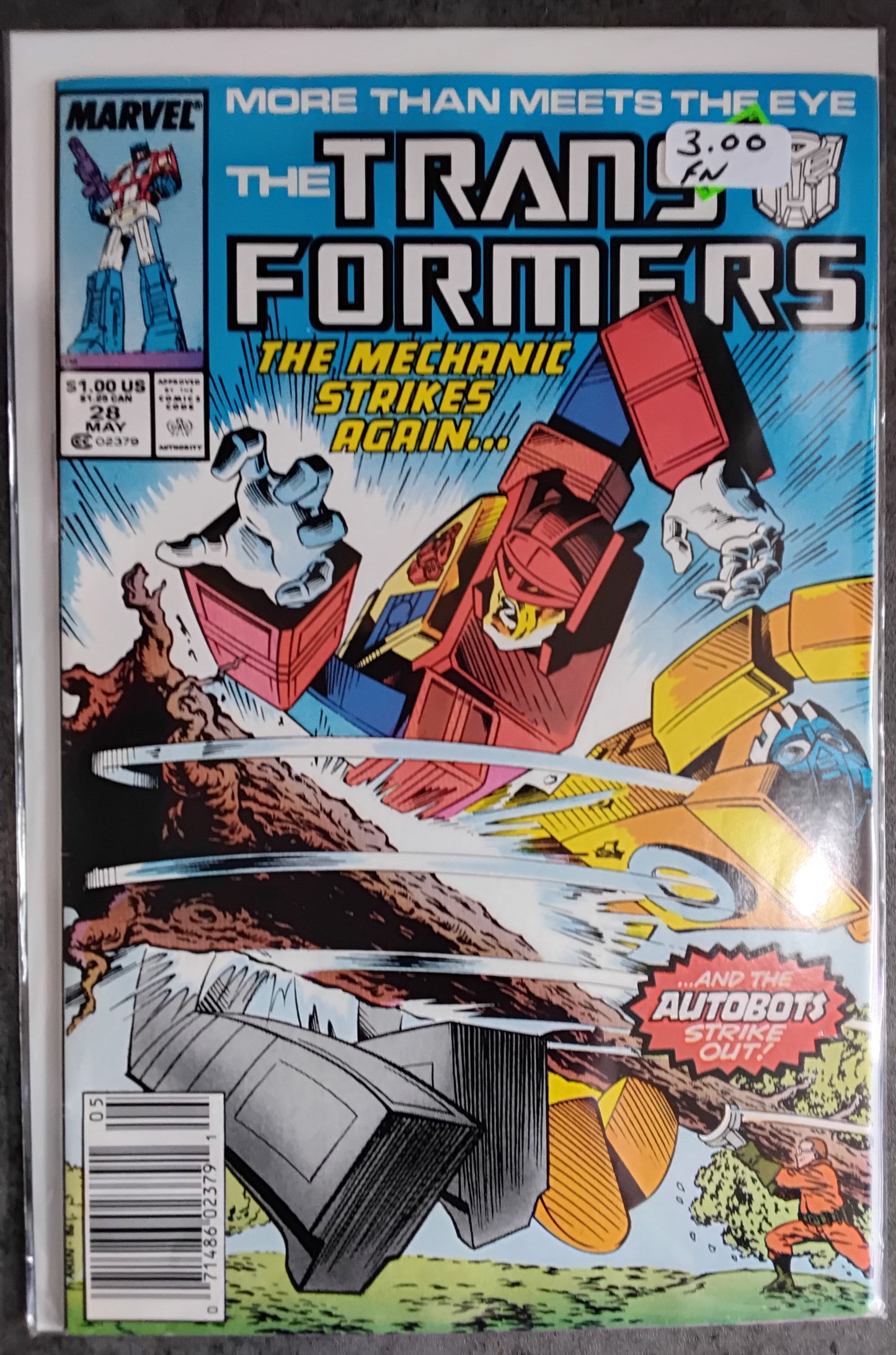 Transformers Vol 1 #28 Newsstand Edition (FN)