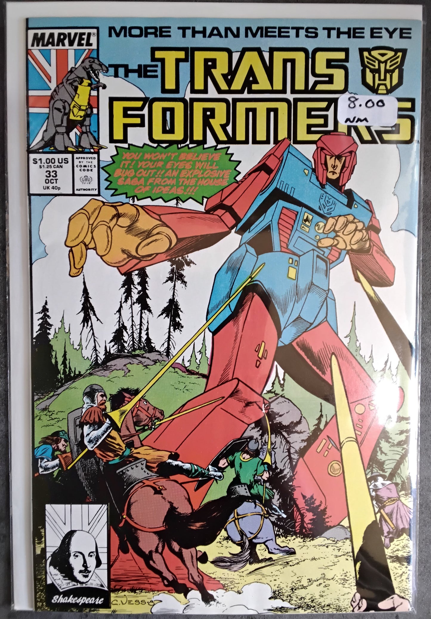 Transformers Vol 1 #33 (NM)