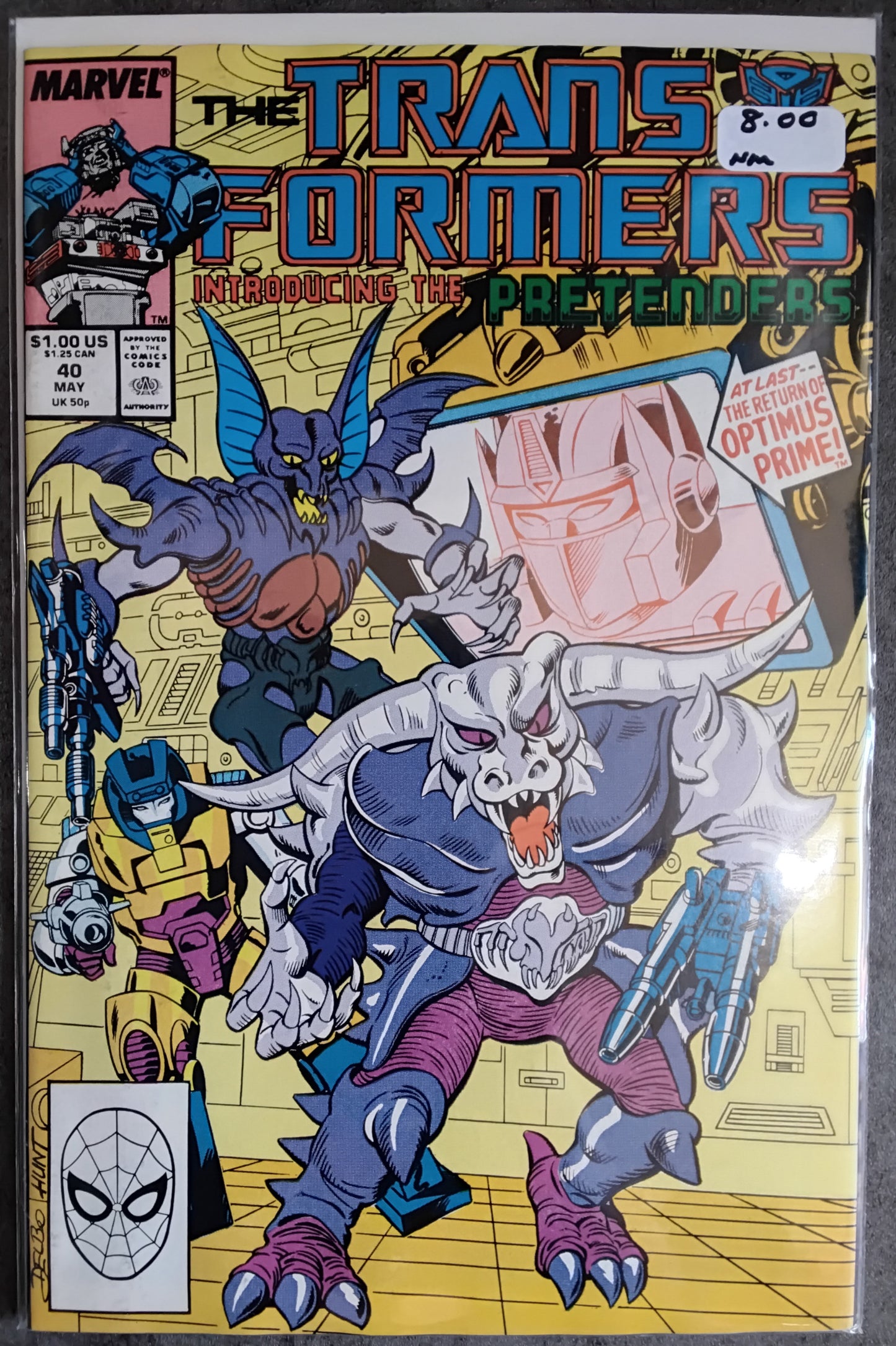 Transformers Vol 1 #40 (NM)