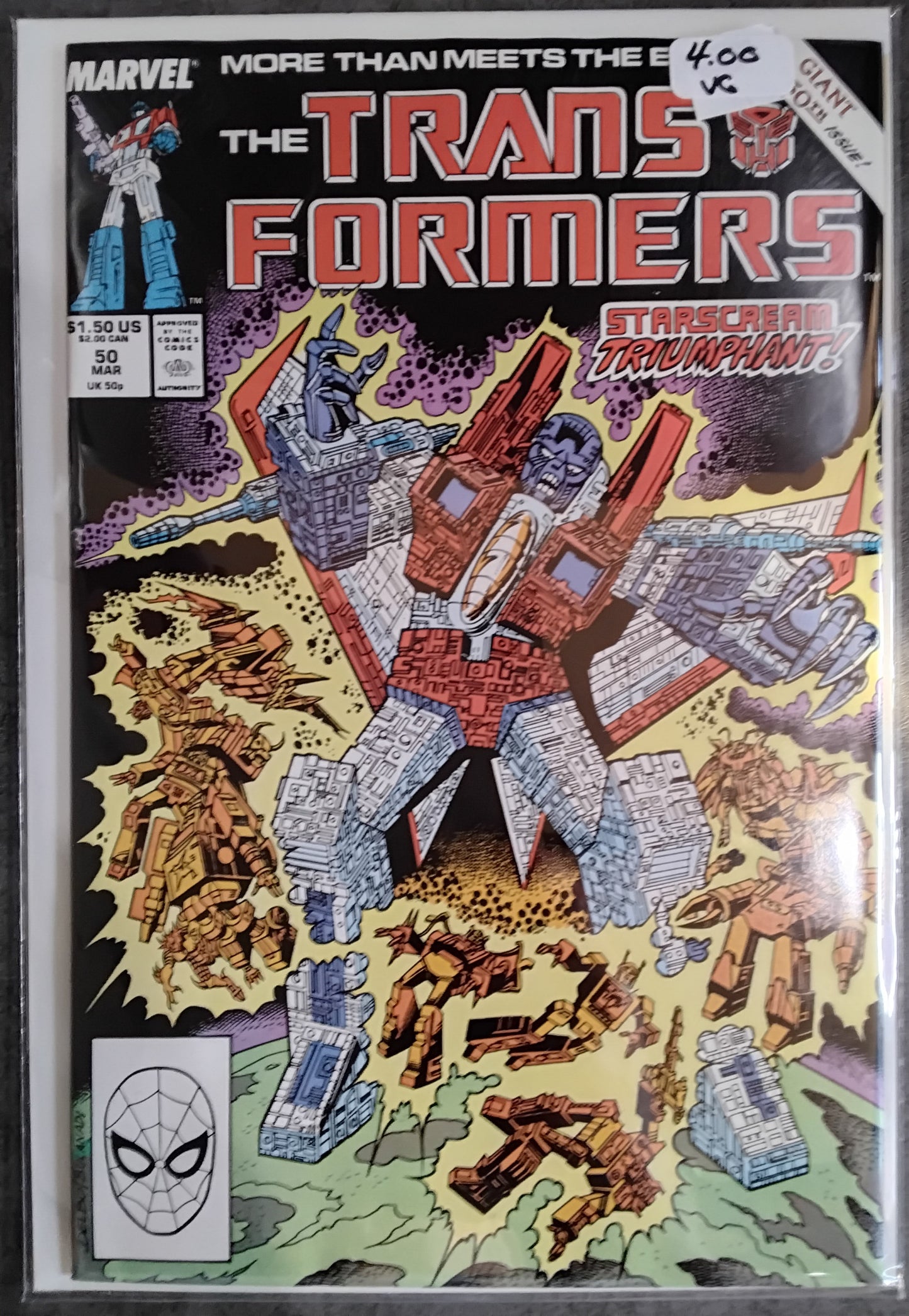 Transformers Vol 1 #50 (VG)