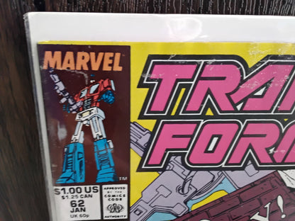 Transformers Vol 1 #62 Direct Edition (FN)