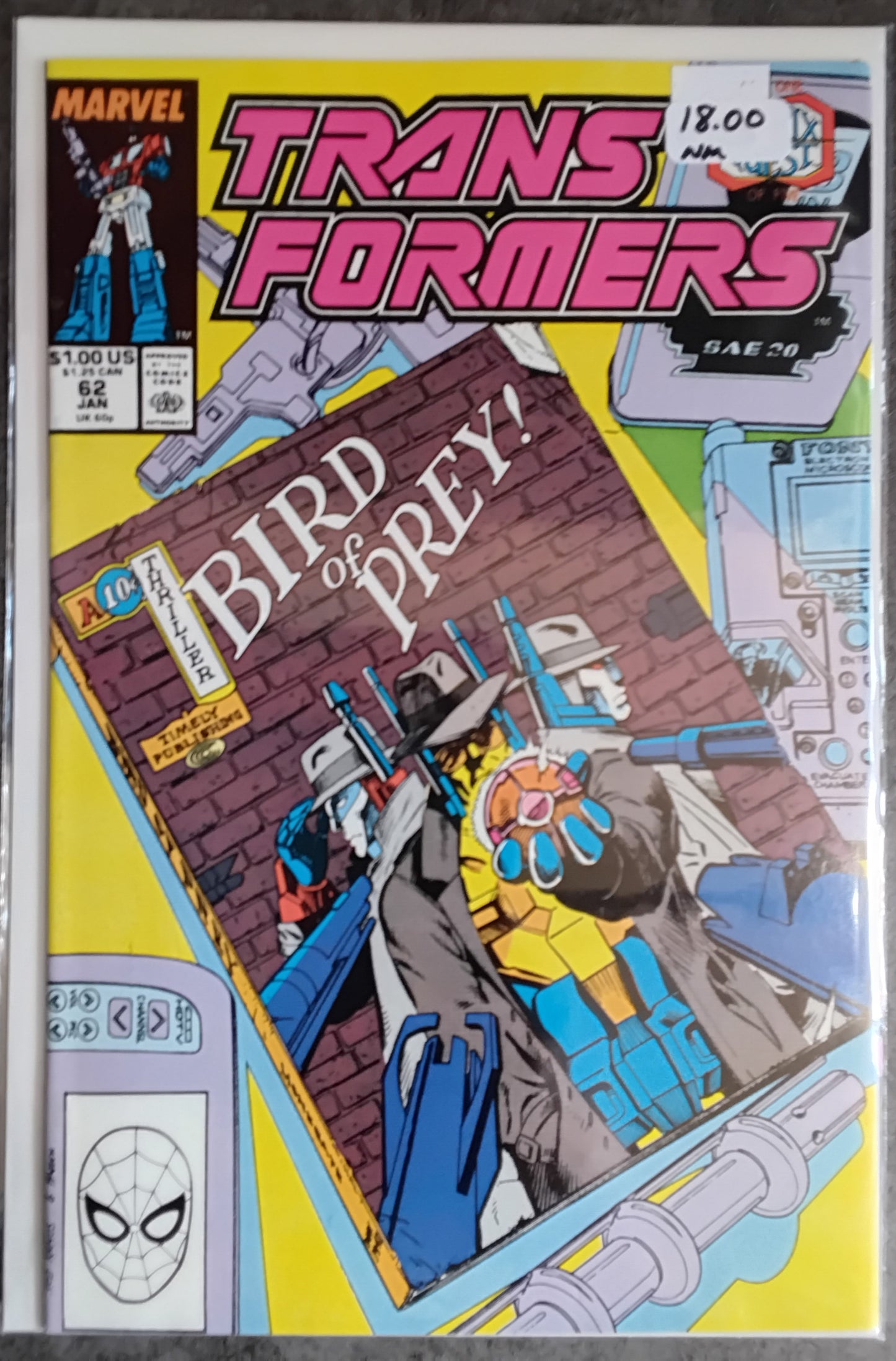 Transformers Vol 1 #62 Direct Edition (NM)