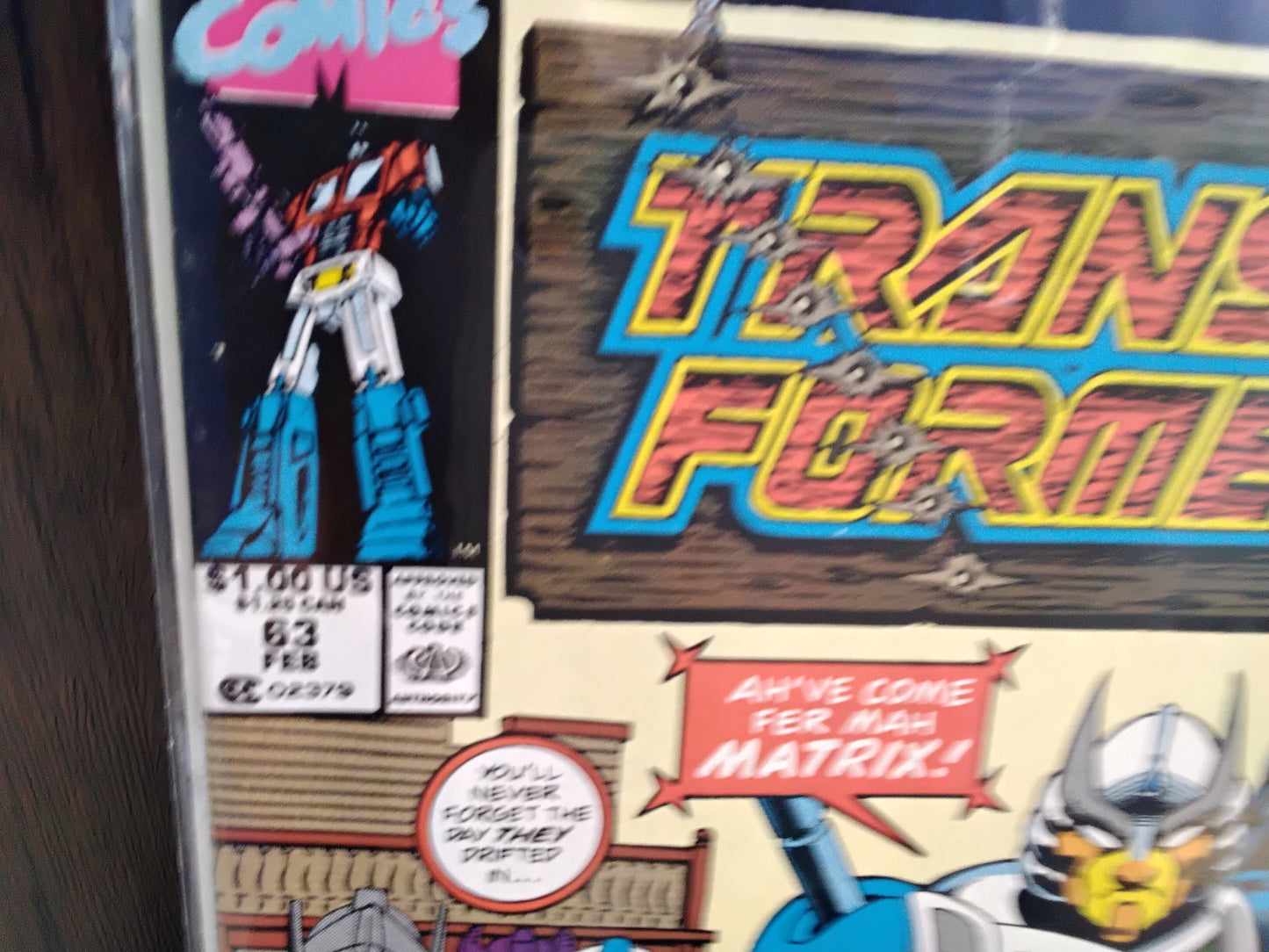 Transformers Vol 1 #63 Newsstand Edition (FN)