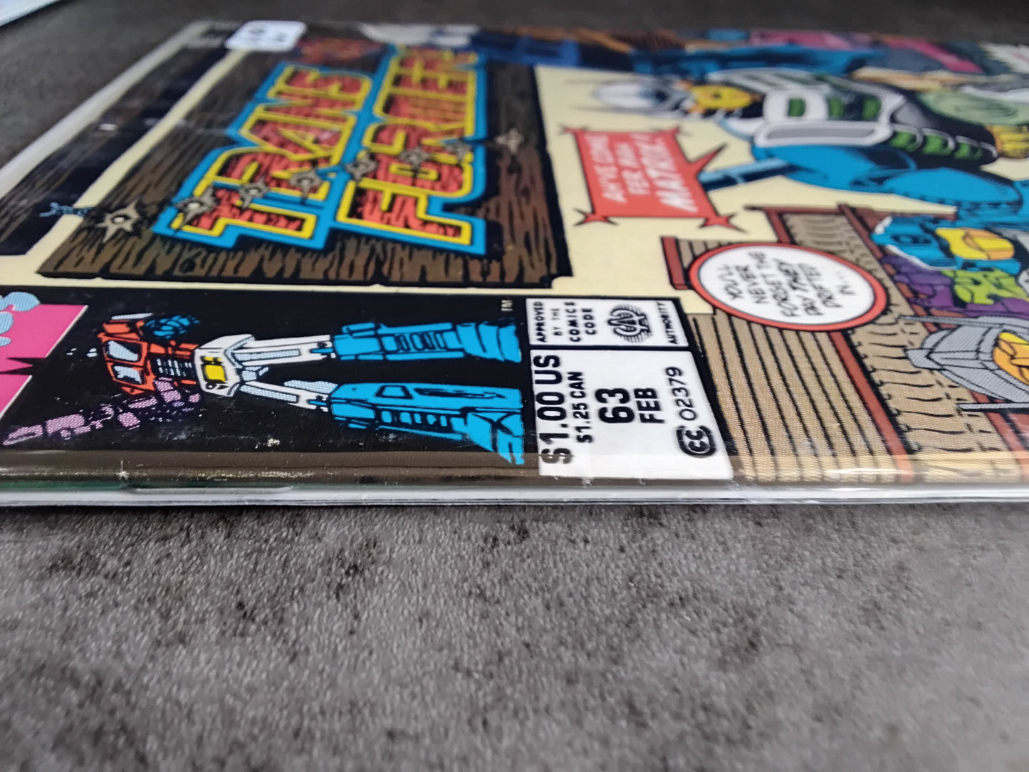 Transformers Vol 1 #63 Newsstand Edition (FN)