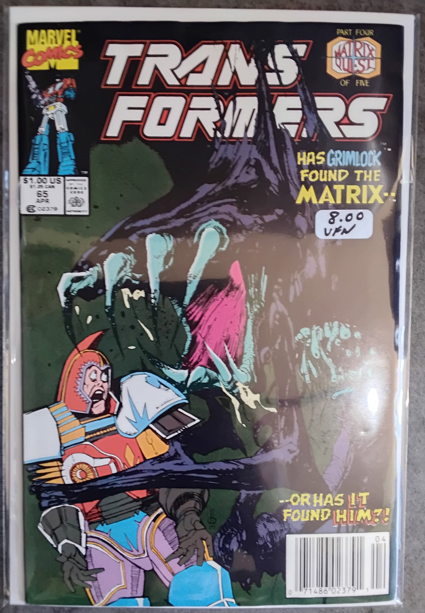 Transformers Vol 1 #65 Newsstand Edition (VF)